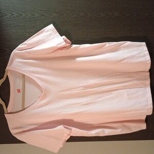 Hanes Light Pink V-Neck Tee